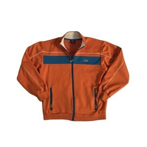 Le Tigre Vintage Orange and Blue Track Jacket